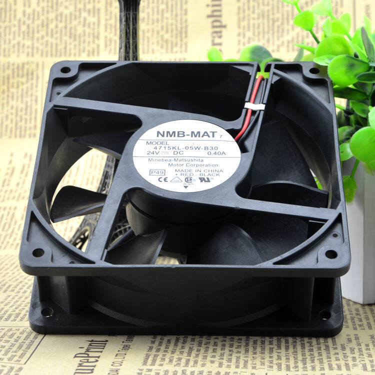 new 1pcs NMB-MAT7 4715KL-05W-B30 Cooling Fan DC 24V 0.4A   120*120*38mm 2PIN