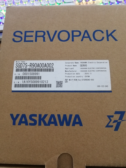 YASKAWA AC SERVO DRIVER SGD7S-R90A00A002