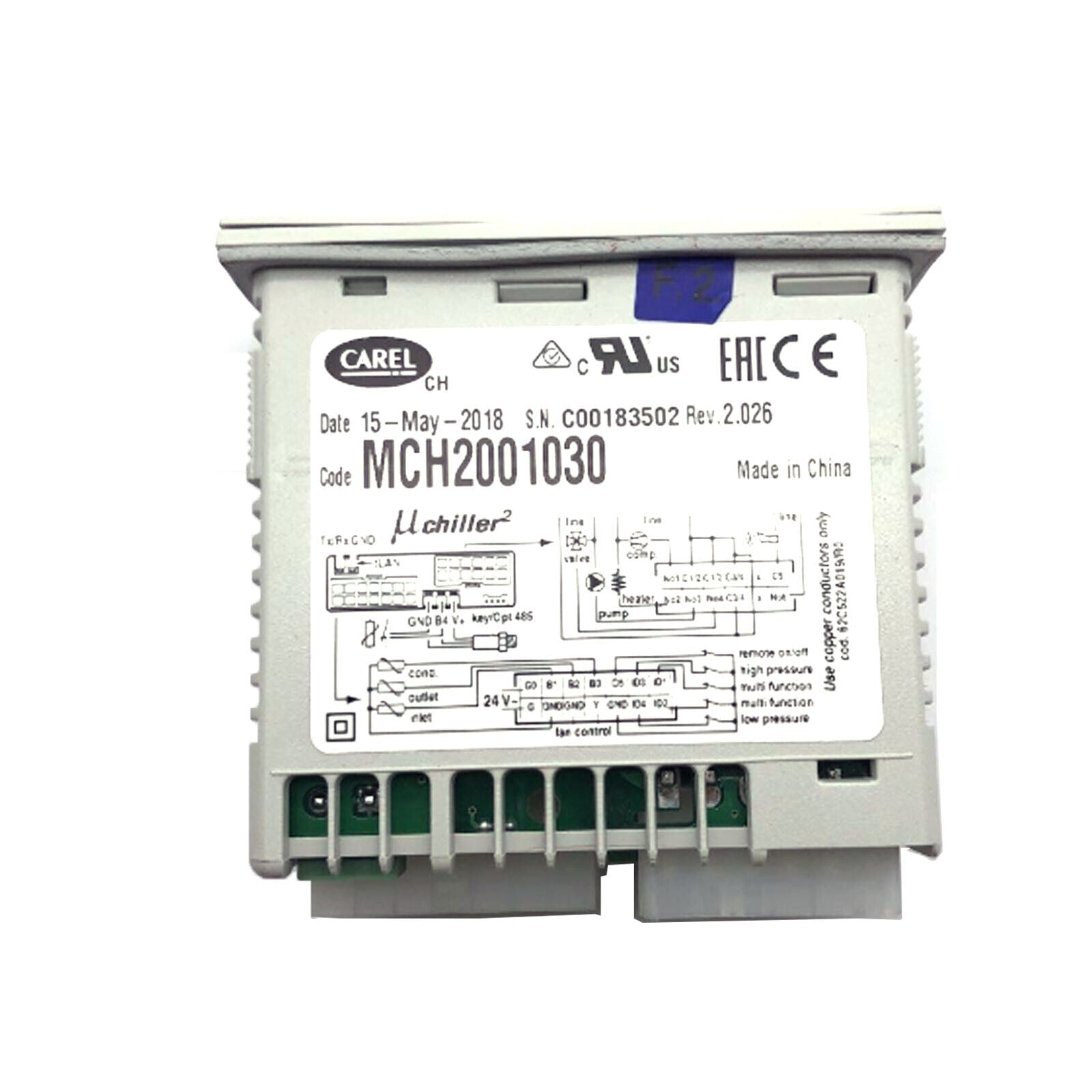 New Carel MCH2001030 Thermostat - CAREL