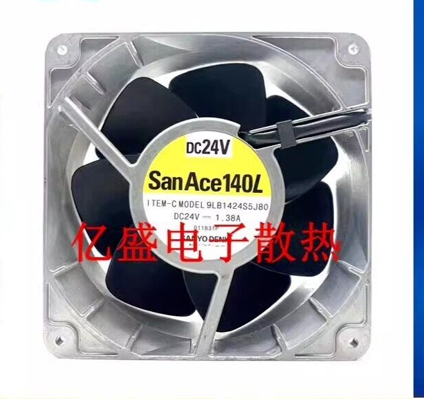 Sanyo SanAce140L 9LB1424S5J80 DC24V Cooling Fan - SANYO