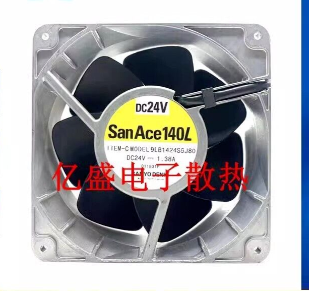 new Sanyo SanAce140L 9LB1424S5J80 DC24V  1.38A  14cm Cooling Fan