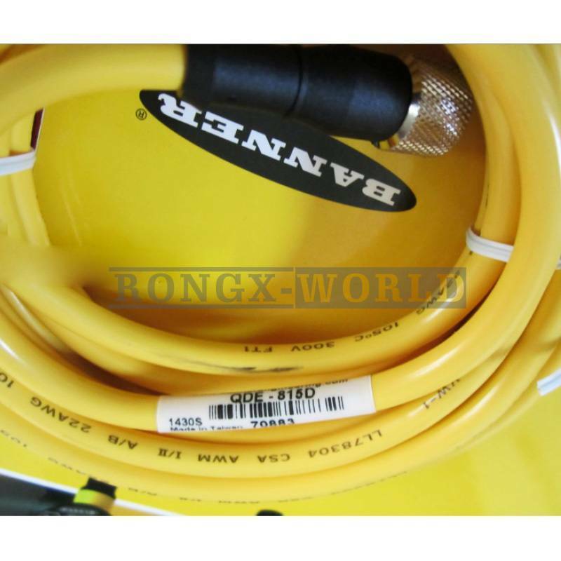 New 1PCS Banner QDE-815D 70883 Cable 5M - BANNER