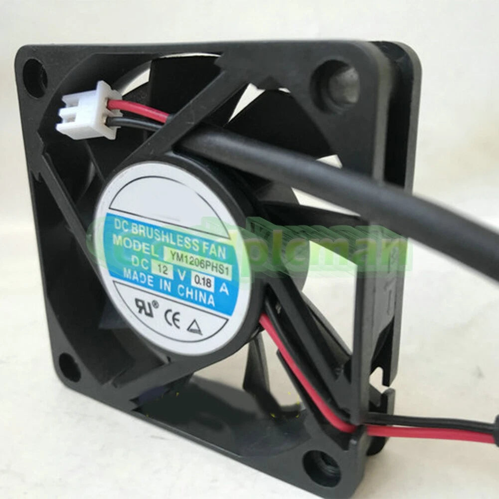 1PC YM YM1206PHS1 Cooling Fan 6015 12V 0.18A 6015 2pin