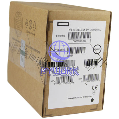 J9F49A 787649-001 HPE MSA 1.8TB 2.5" SAS 10K 12G SFF BC HDD Hard Drive