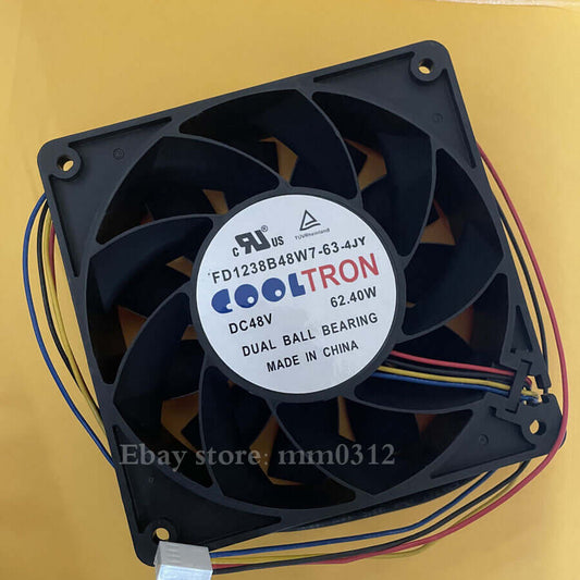 new COOLTRON FD1238B48W7-63-4JY DC48V 62.40W 12cm12038 cooling fan
