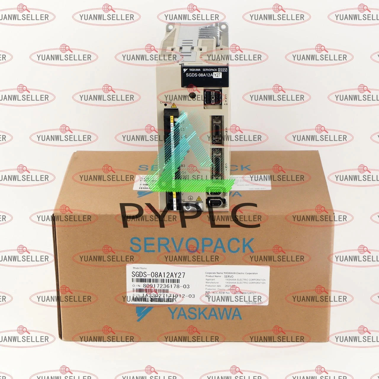 1PCS Yaskawa Servo Drive SGDS-08A12AY27