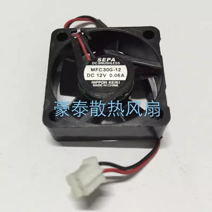SEPA MFC30G-12 3010 DC12V 0.06A 3CM 2-Pin Silent Cooling Fan