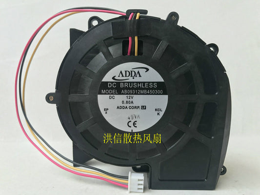 1pcs  ADDA AB09312MB450300 DC12V 0.80A Sweeper Vacuum Fan Turbine Fan