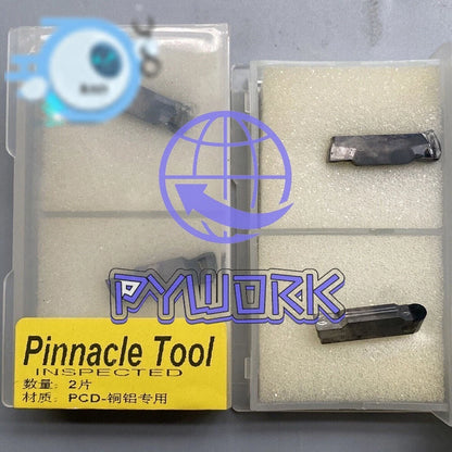 2pcs MRMN400 PCD polycrystalline diamond PCD Grooving inserts R2.0mm For MGEHR/L