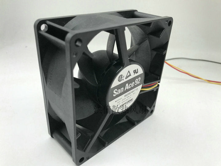 1pcs Sanyo 9G0924H110 DC24V 0.3A 9038 3-wire inverter cooling fan
