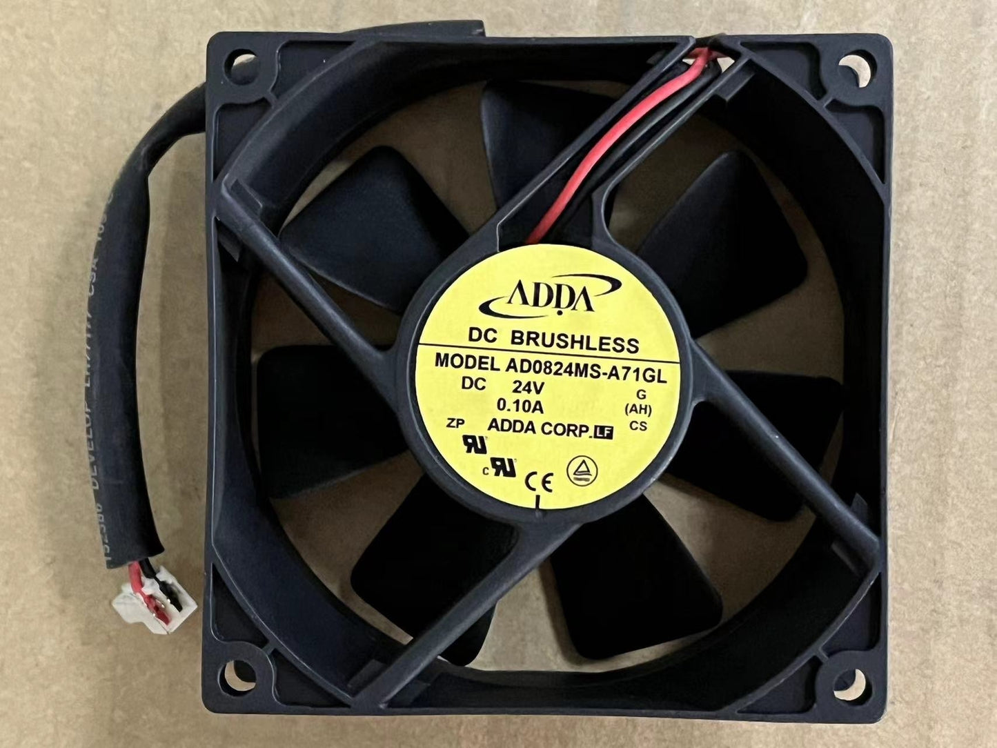 new 1pc ADDA AD0824MS-A71GL FAN 8025 24V 0.10A 2pin