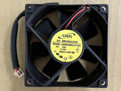 new 1pc ADDA AD0824MS-A71GL FAN 8025 24V 0.10A 2pin