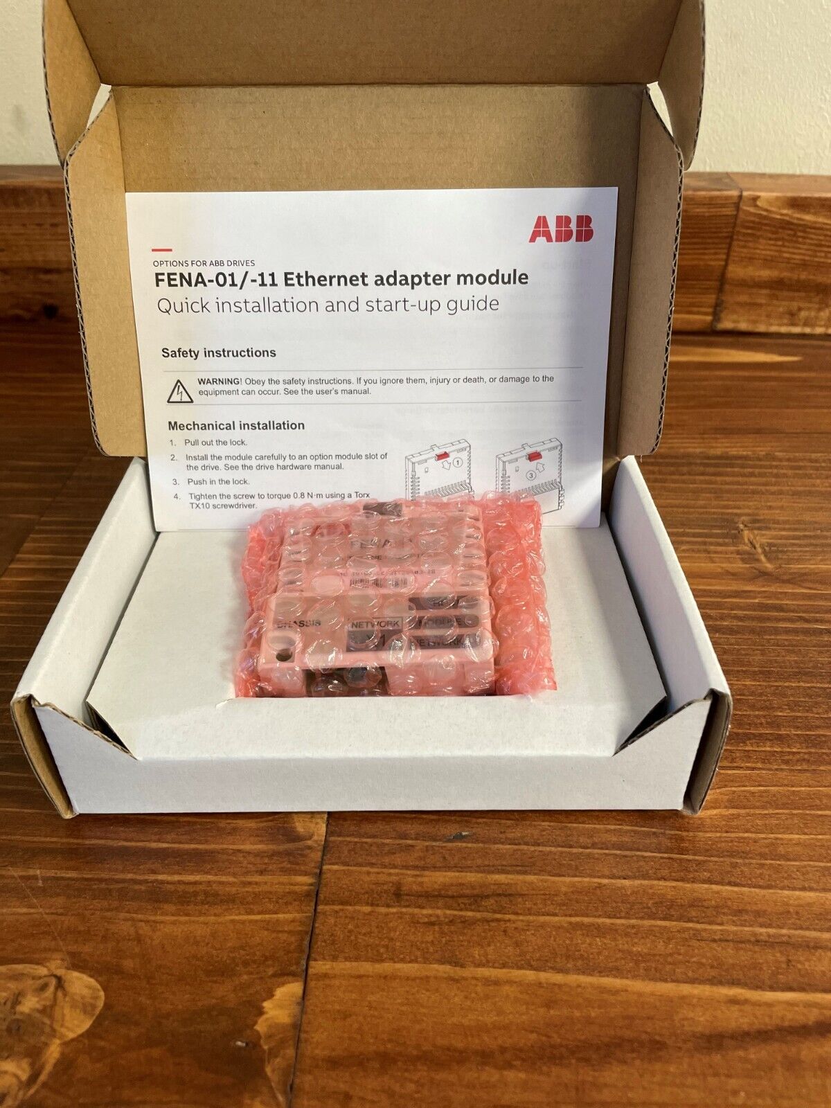 ABB FENA-11 Brand New Inverter Ethernet Adapter Module SHIP ABB