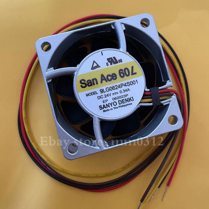 Sanyo DENKI 9LG0624P4S001 24V 0.34A 6025 60MM aluminum frame cooling fan