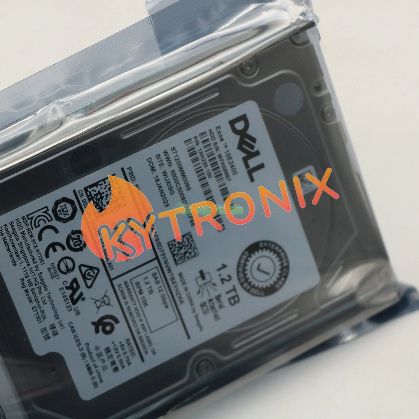 1PCS DELL 1.2TB 12Gb/s 2.5" 10K Enterprise Hard Drive ST1200MM0099 HDD