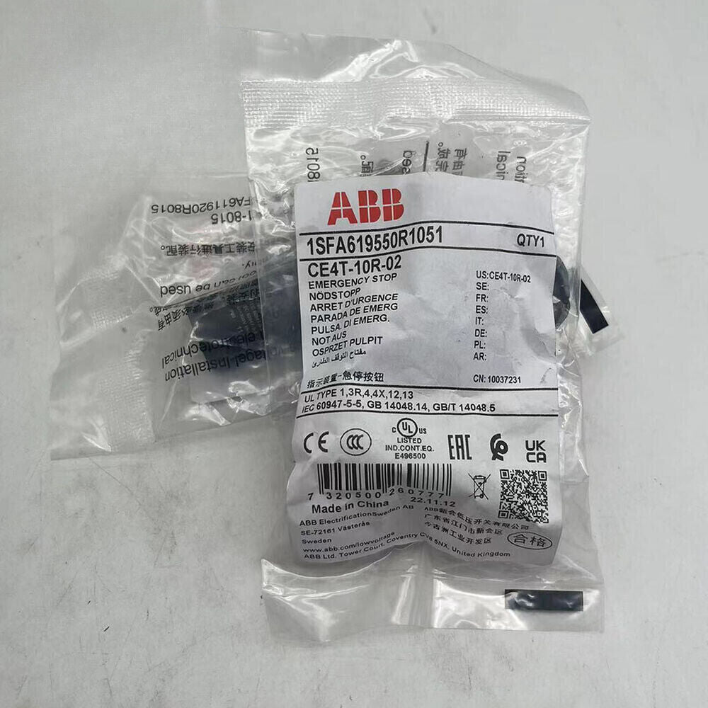new 10PCS ABB Push Button CE4T-10R-02 QTY 10 Per Lot - ABB