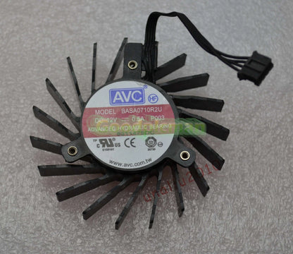 1PC BASA0710R2U For Nvidia Quadro 4000 Video Card Fan 65mm 4 Pin