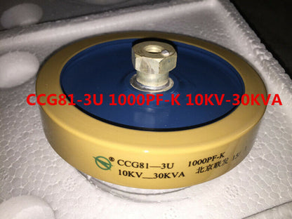 new 1PC CCG81-3U 1000PF-K 10KV-30KVA high frequency high voltage ceramic capacitor - GLOBAL CAPACITOR