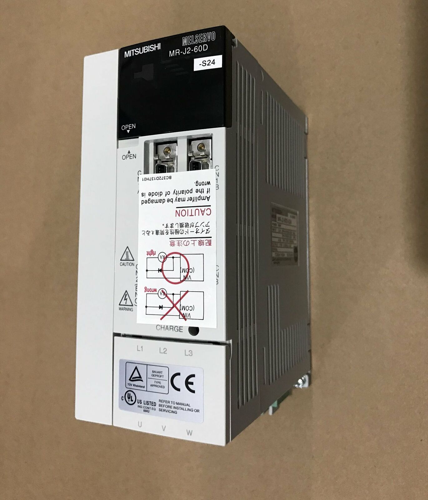 used Mitsbusho SERVO DRIVE MRJ260DS24 tested high performance industrial automation - MITSUBISHI