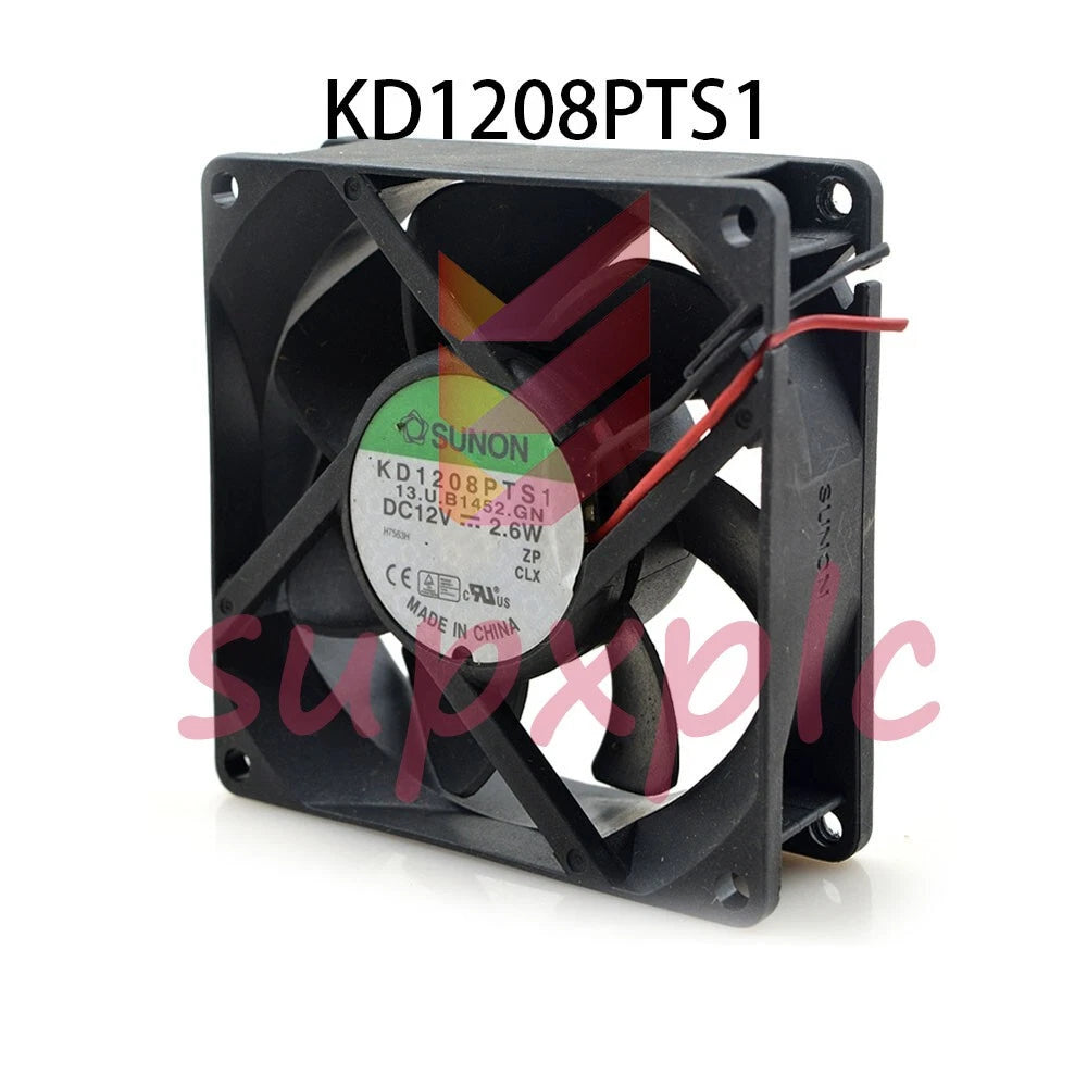SUNON radiator KD1208PTS1 12VDC 1.8W 80*80*25mm 2-wires Server Fan