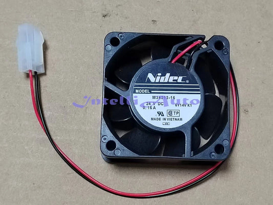 1 PCS NIDEC Fan M34313-16 DC 24V 0.16A 6025 6CM 2-wire inverter cooling fan