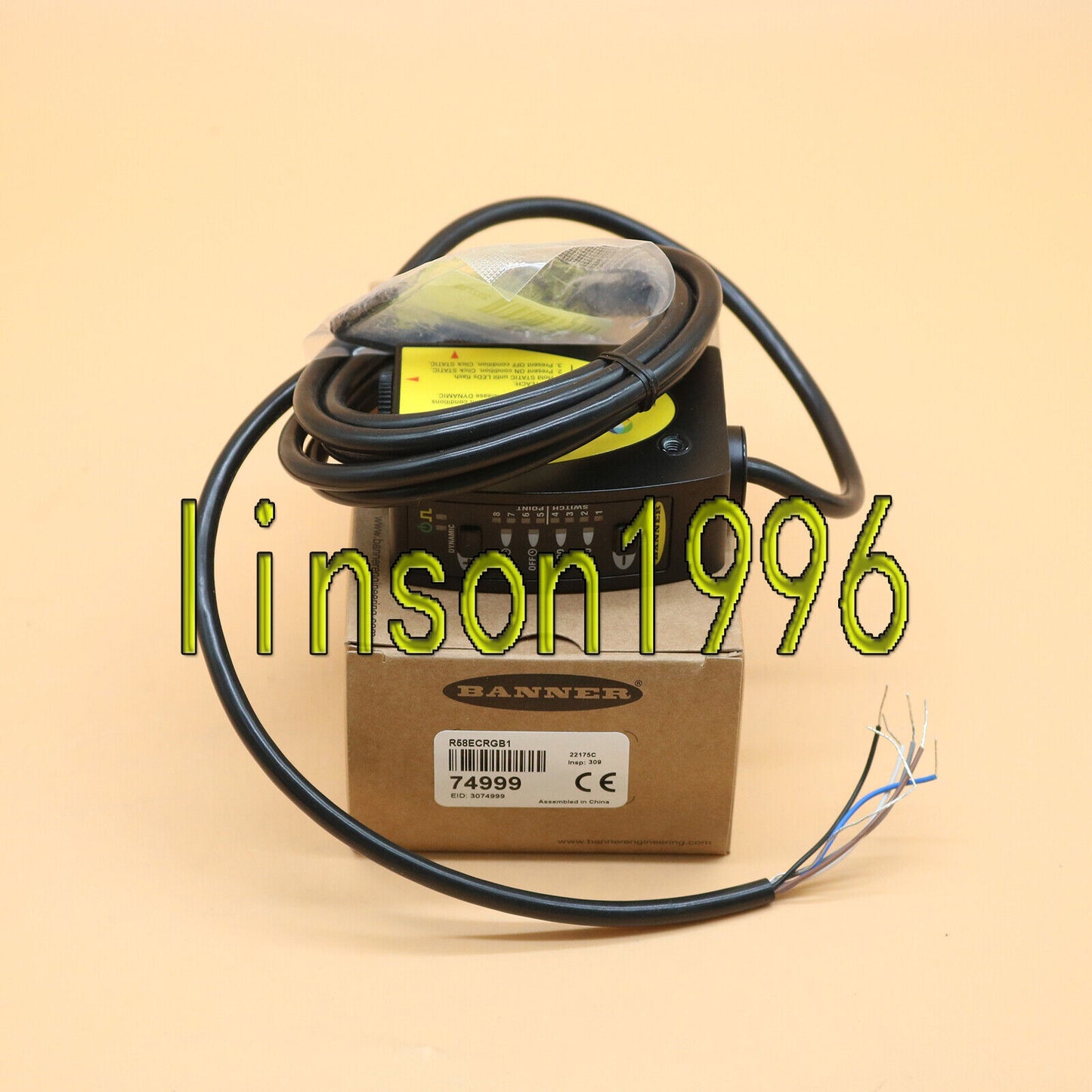 R58EC RGB Photoelectric Switch Sensor - ONE BANNER
