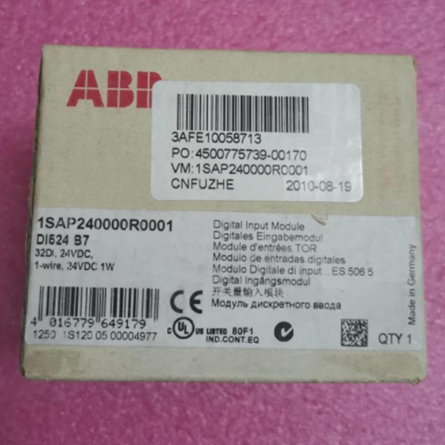 ABB 1SAP DI524 AC 500 Series PLC Module - ABB