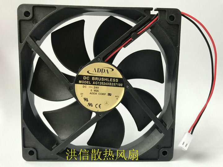 ADDA AG12024XB257100 DC24V 0.46A 12025 12CM inverter cooling fan