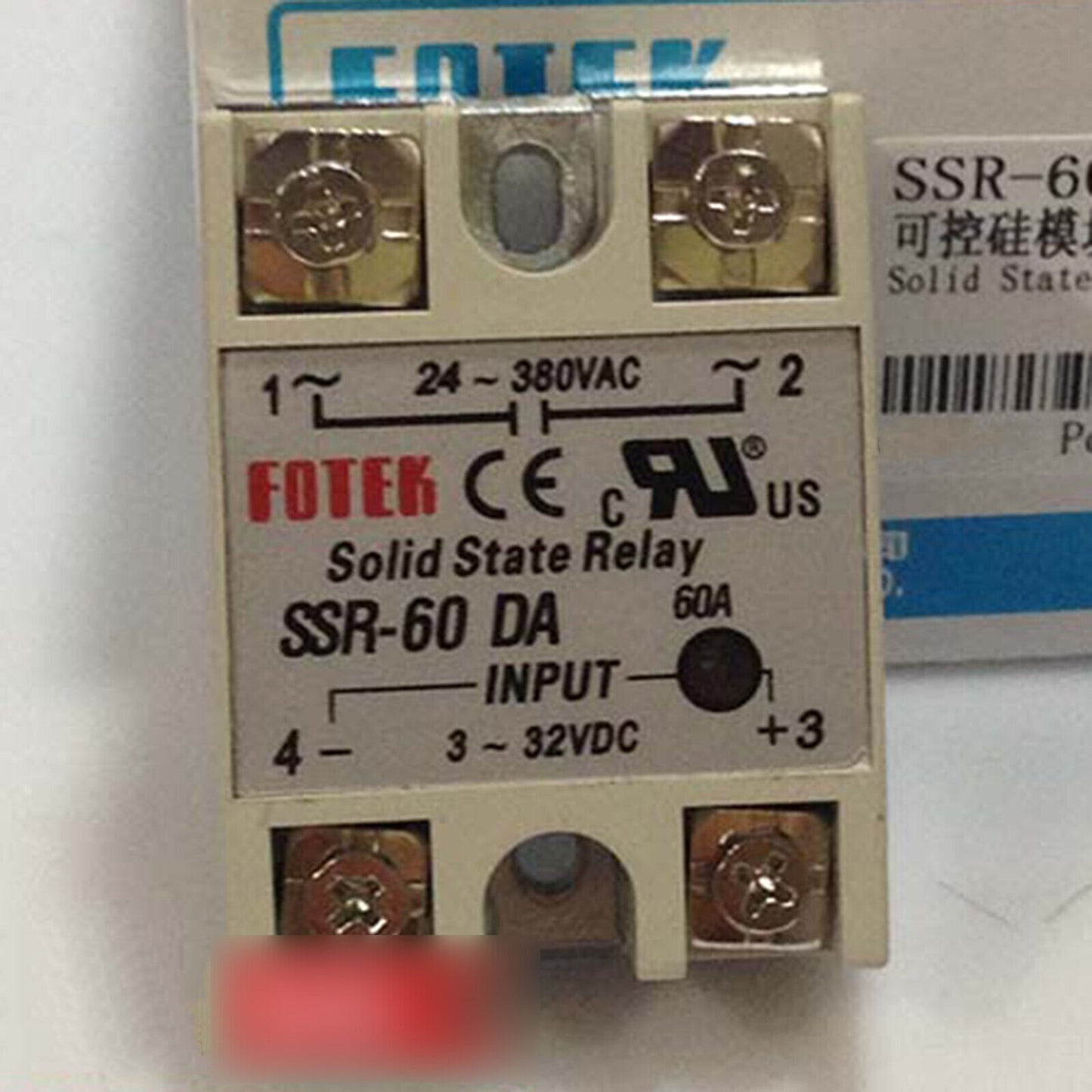 1PCS Fotek Solid State Relay SSR-60DA Free Shipping#QW