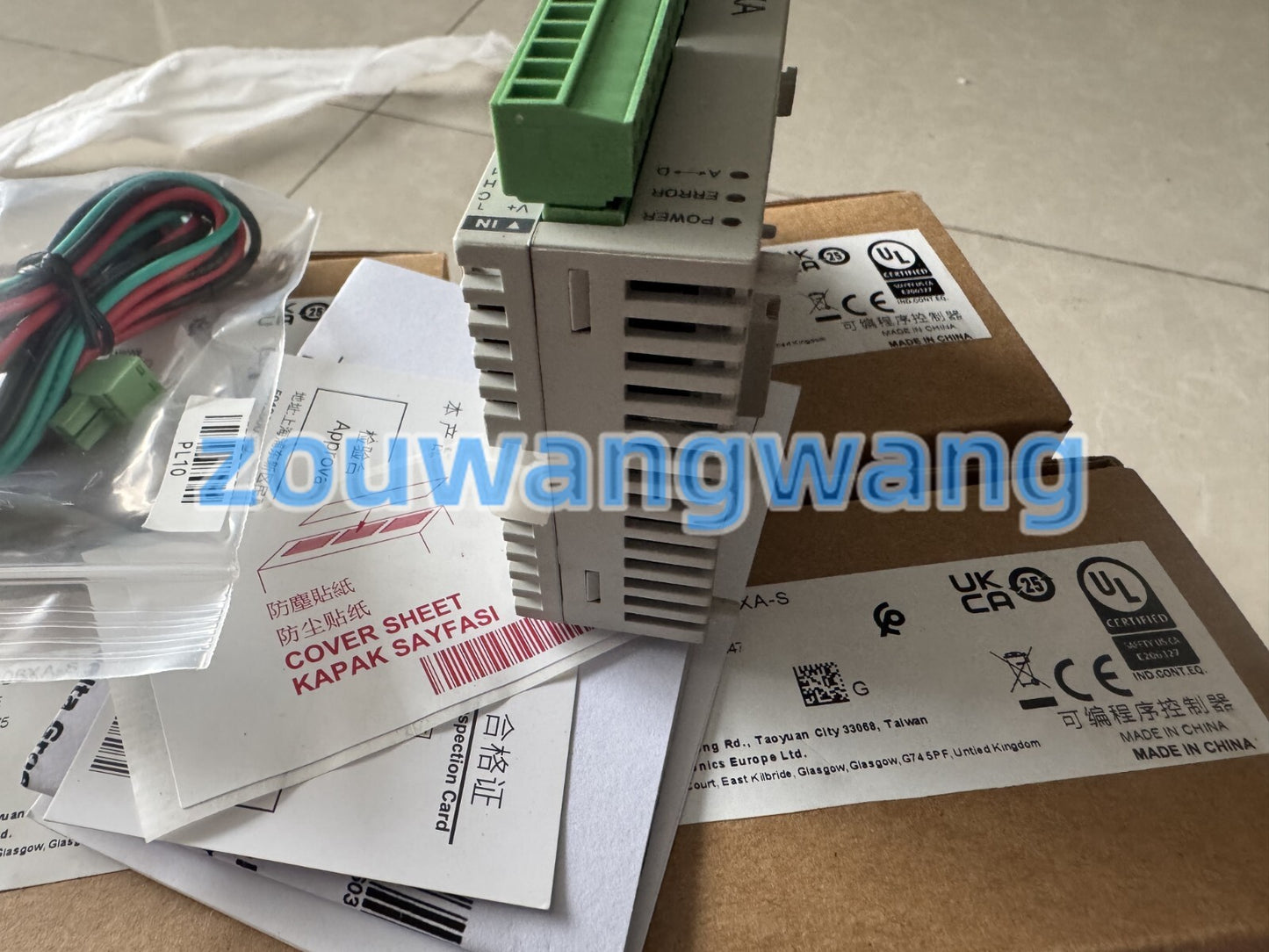 new DVP06XA-S Delta programmable controller PLC