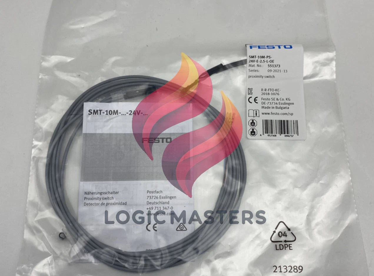 1PCS FESTO Connect cable SMT-10M-PS-24V-E-2.5-L-OE 551373