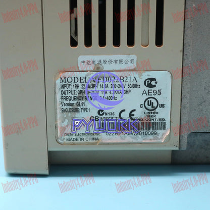1Pcs Delta VFD022B21A 220V-2.2KW Inverter In Good Condition