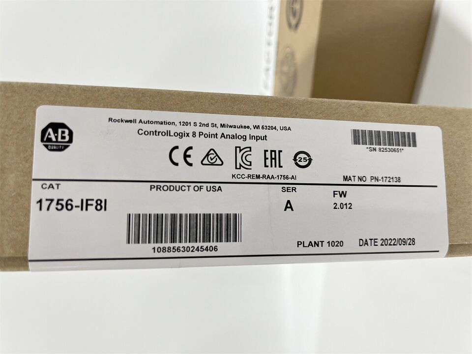ControlLogix AB 1756-IF8I 8 Point Analog Input Module - CONTROLLOGIX