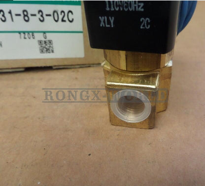 new 1PCS CKD Solenoid Valve FWB31-8-3-02C FWB318302C NPT 110V Coil - CTD
