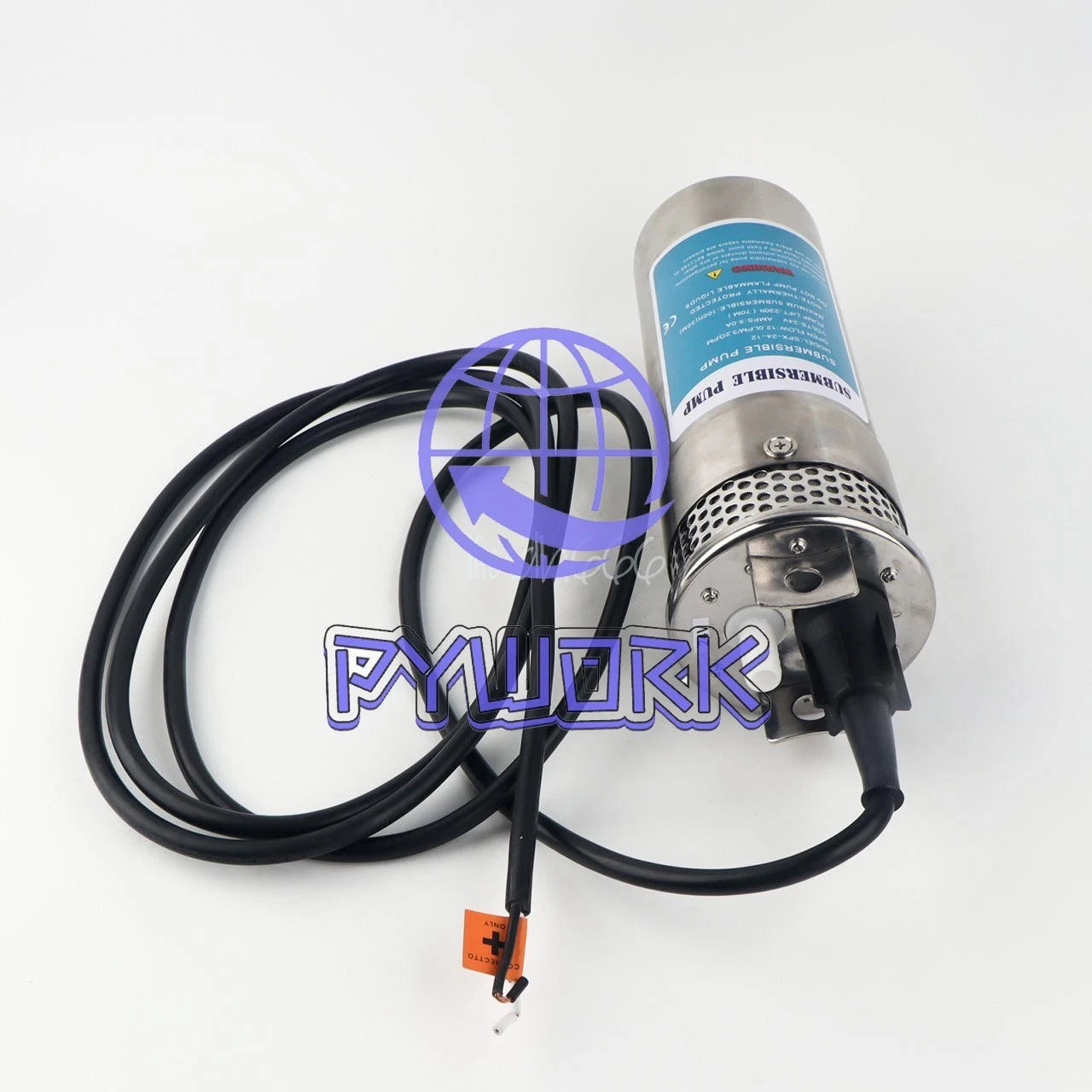 1Pcs 24V Stainless Shell Submersible 3.2GPM 4" Deep Well Water DC Pump