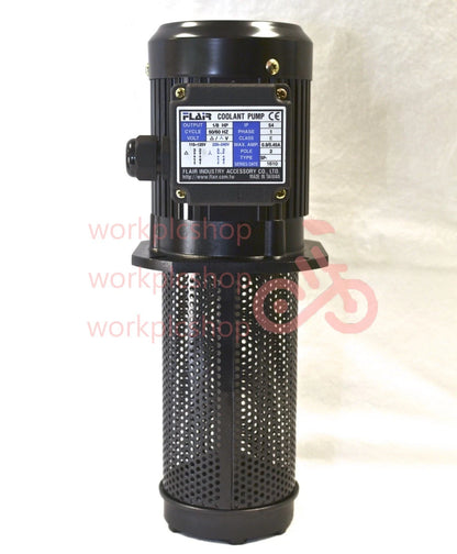 1/8 HP Filtered Coolant Pump, 110V/220V, SINGLE-PHASE, 180mm (7") SP-8180-1PH