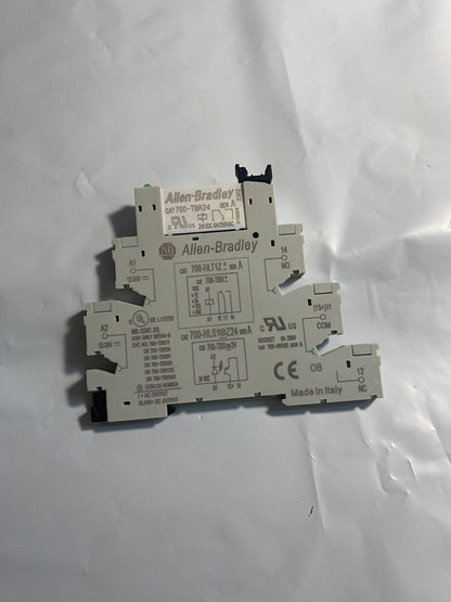 new 1PCS ALLEN BRADLEY 700-HLT1Z24 TERMINAL BLOCK RELAY WITH 700-TBR24 RELAY - ALLEN BRADLEY