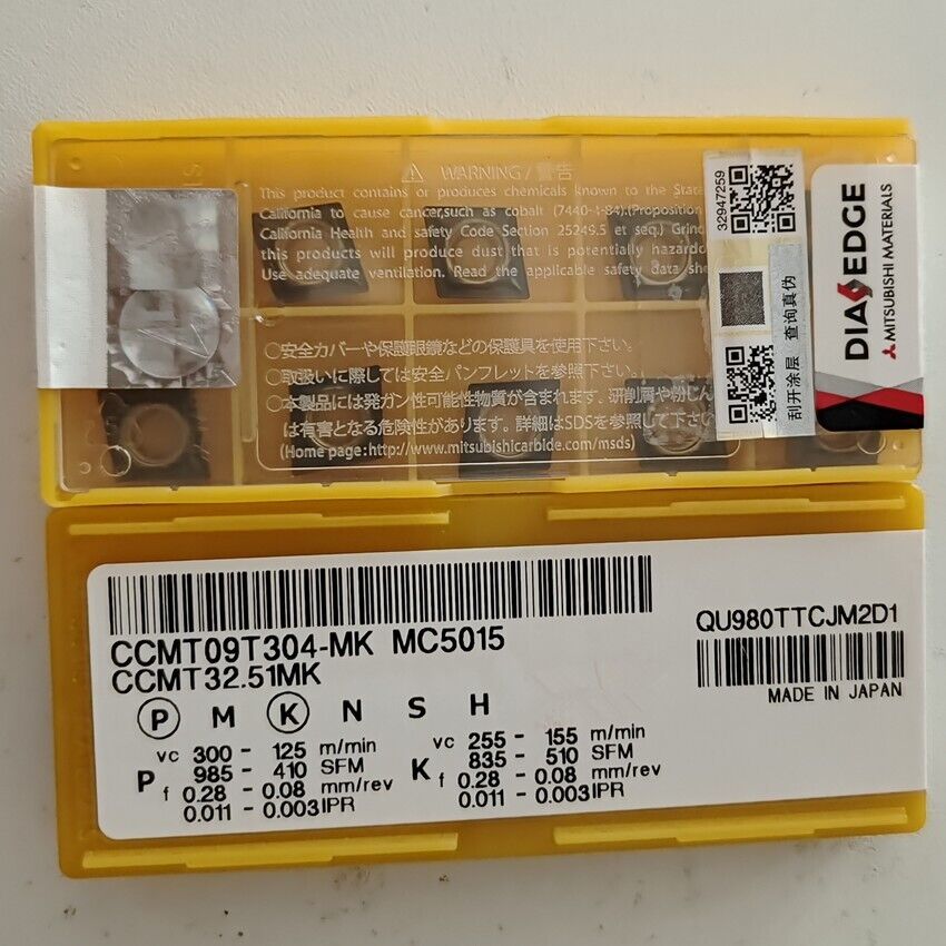 new CCMT09T304-MK MC5015 CCMT32.51 MITSUBISHI CNC Turning Carbide inserts - MITSUBISHI