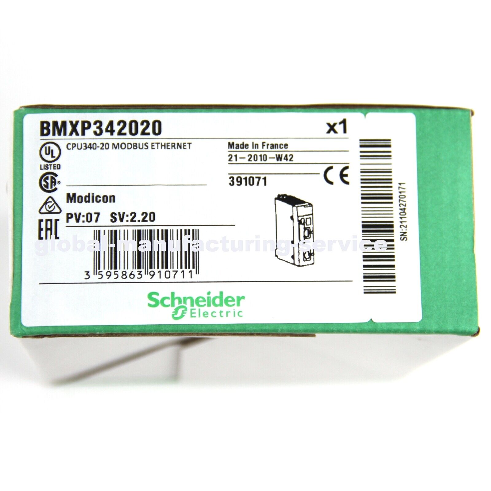 new  In Box SCHNEIDER BMXP342020 Processor Module