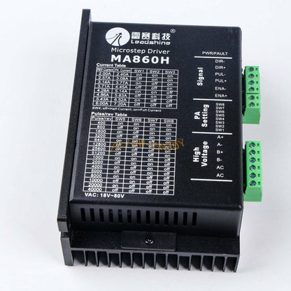 new ONE LeadShine MA860H 2.4-Phase Stepper Motor Drive, Up to 80VAC/110VDC 7.2A - ONE