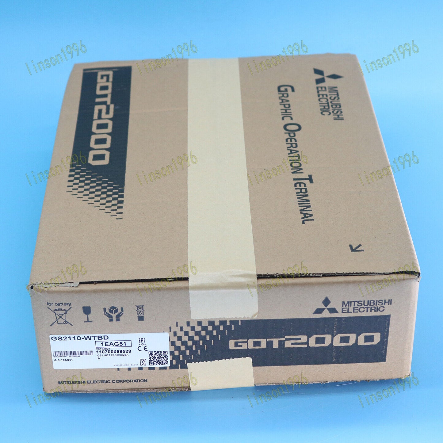 1PC Mitsubishi GS2110-WTBD 10'' Touch Screen HMI ONE Year - MITSUBISHI
