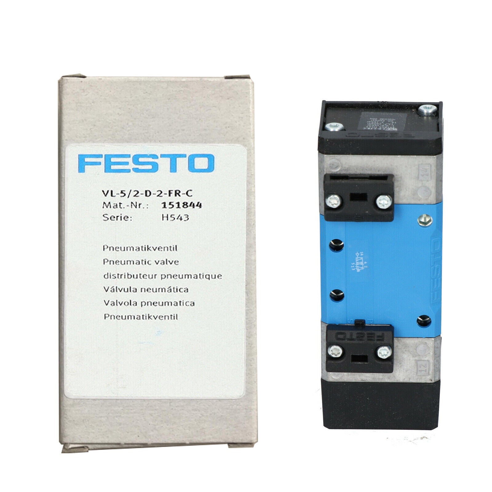 FESTO Pneumatic Valve VL-5/2-D-2-FR-C 151844 | High-Performance Pneumatic Valve for Industrial Applications - FESTO