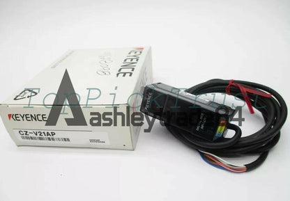 One Keyence CZ-V21AP Fiber Optic Amplifier Unit Digital Sensors