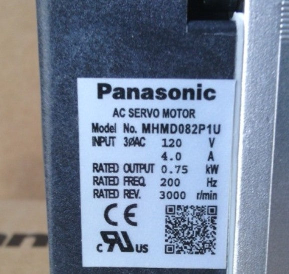 1PC PANASONIC AC SERVO MOTOR MHMD082P1U