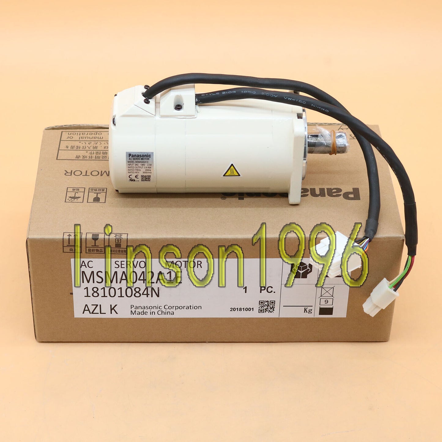 1pc Panasonic Servo Motor MSMA042A1E - PANASONIC
