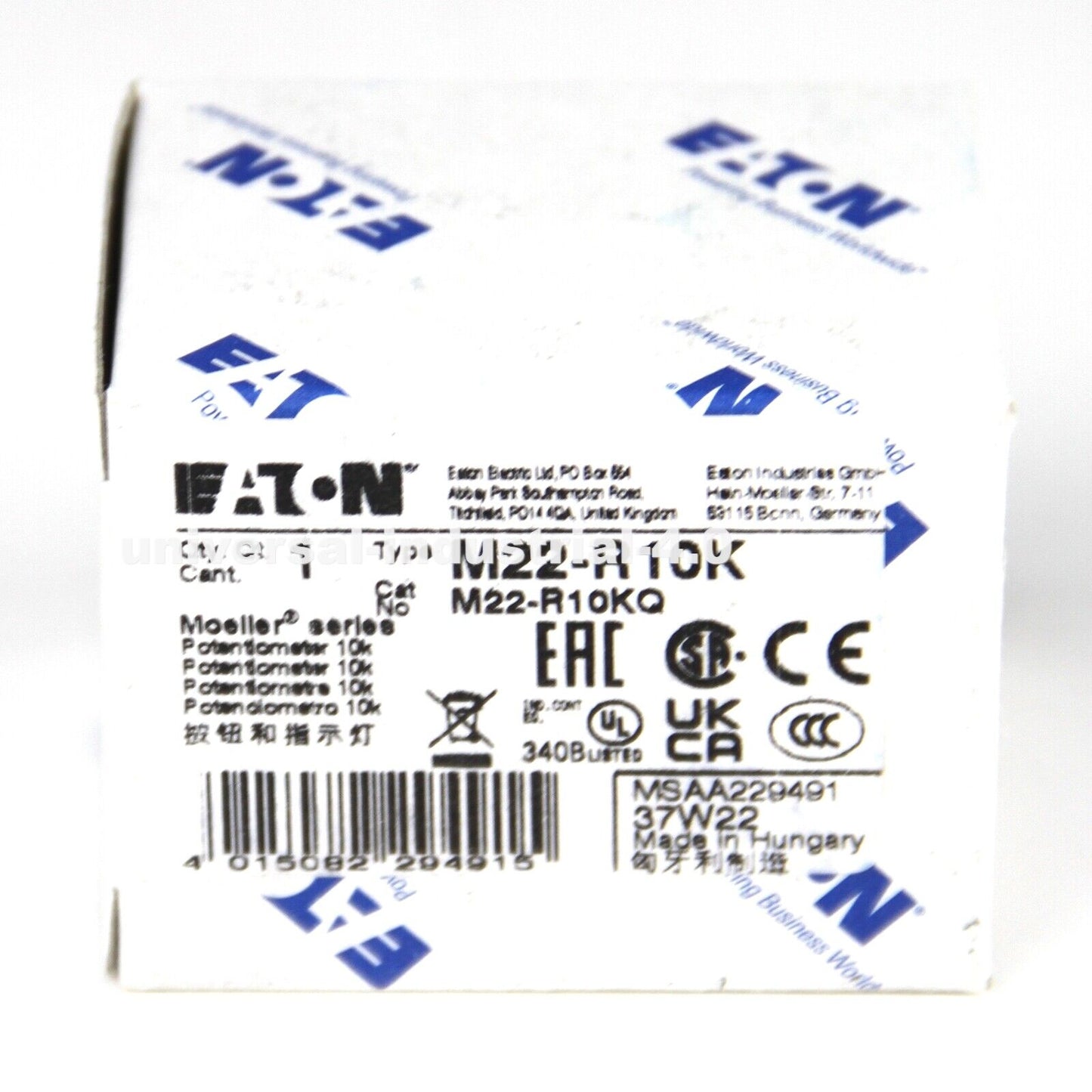 EATON MOELLER M22-R10K 10k Potentiometer - EATON