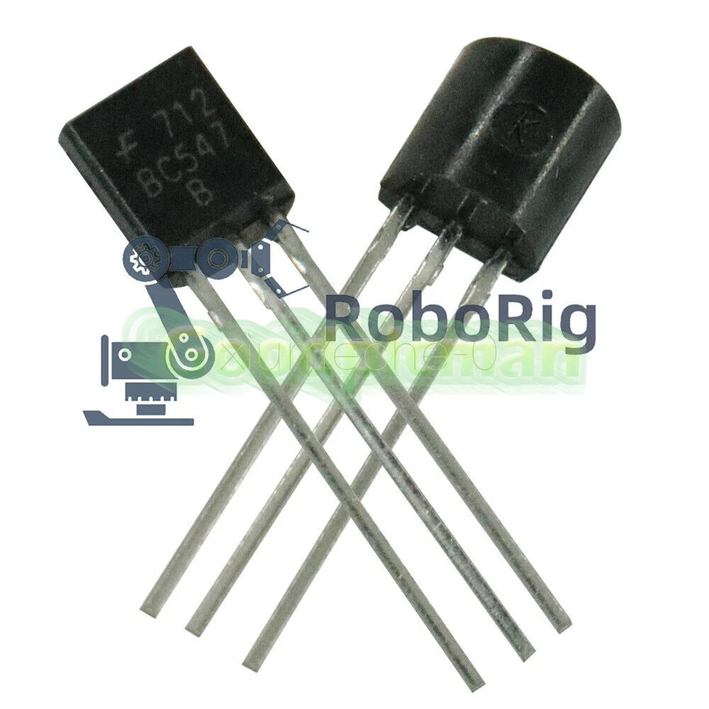 50PCS BC547 TO-92 NPN 45V 0.1A Transistor