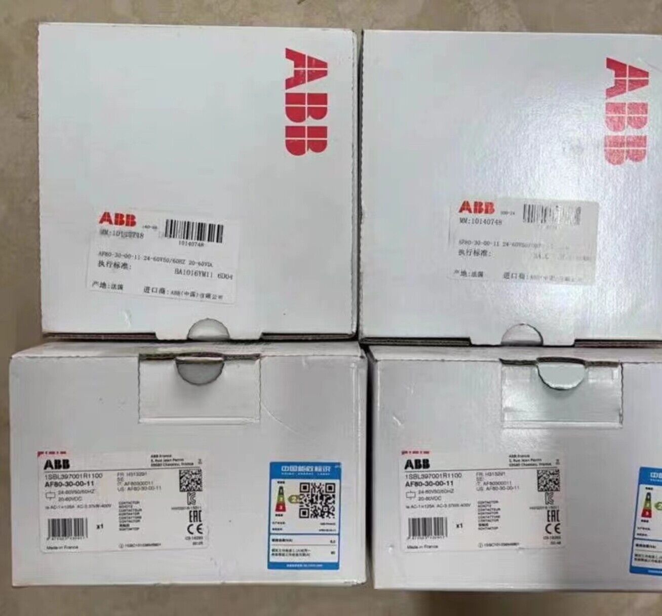 new 1pc ABB AF80-30-00-11 24-60V50/60Hz contactor 1SBL397001R1100 - ABB