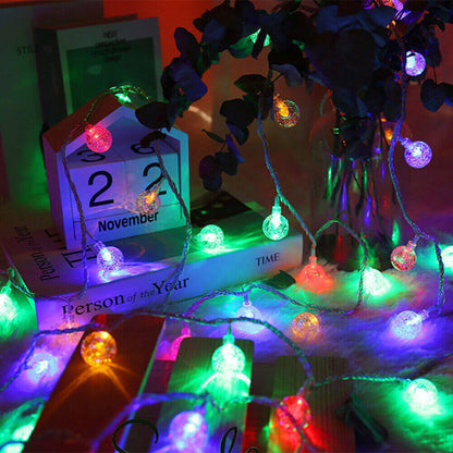 new 6 meters 40 LED USB Crystal Ball String Lights Garden Party Holiday House Decor