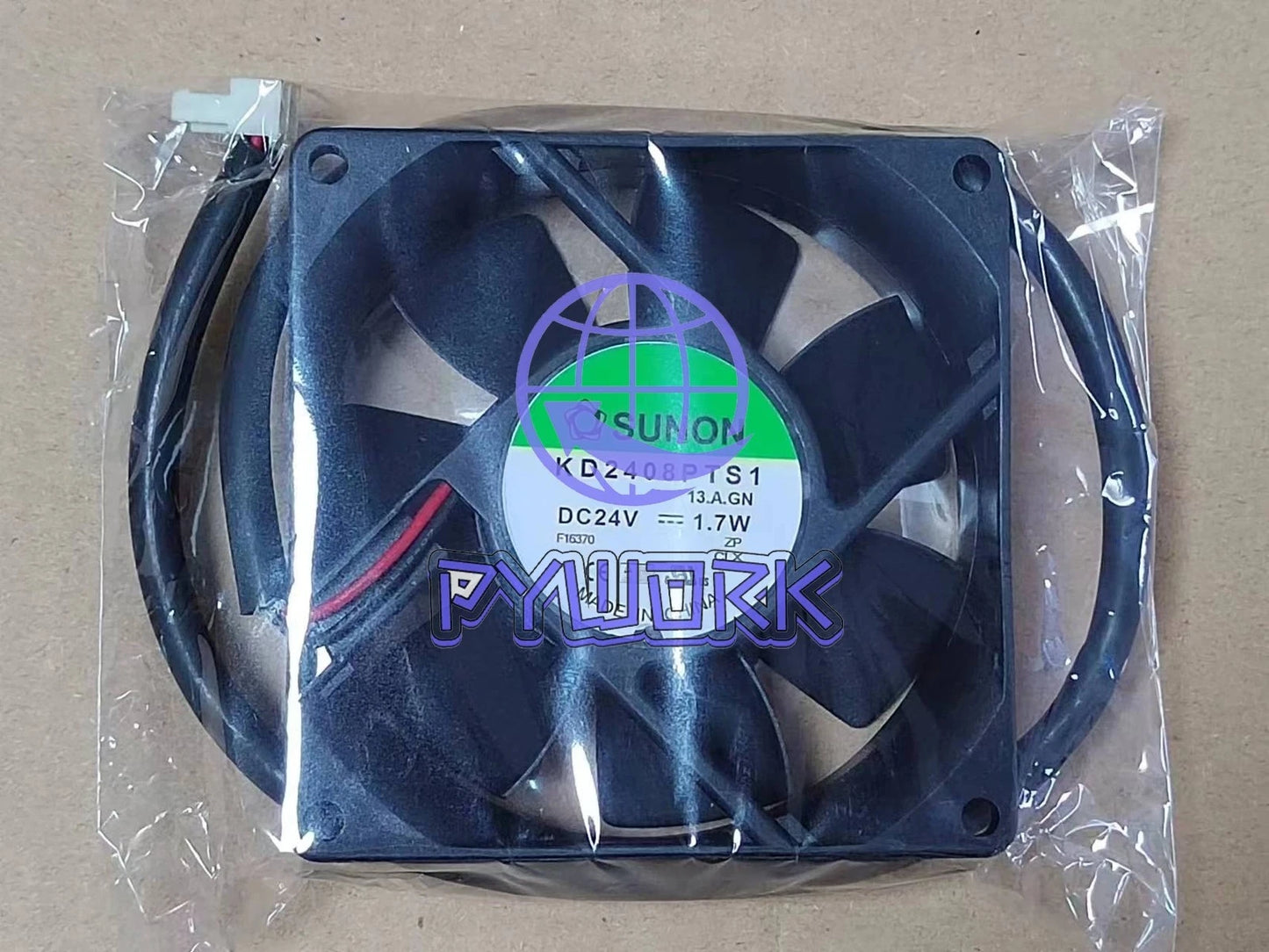 SUNON 8025 KD2408PTS1 DC24V 1.7W 2-pin industrial control inverter server fan~